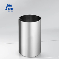 鲸轩 JX-J607 翻盖垃圾桶 (计价单位:个)银色