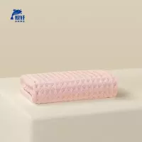 鲸轩 M7331 33*73cm 1块/包 100g 华夫格和颜毛巾 抹布(计价单位:包)粉色