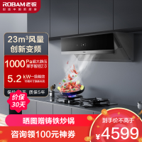 柔贝诗    老板(ROBAM)烟灶套餐 23m³煤气灶油烟机套装 28X5S+57B5XT(气)