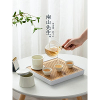 南山先生 东篱功夫茶具套装家用客厅日式轻奢现代简约茶盘泡茶整套茶具