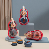 南山先生 汉鼎快客杯一壶二杯旅行茶具套装便携式收纳包户外茶具