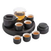 南山先生 简逸茶盘套装家用功夫茶具茶壶整套茶具简约陶瓷礼盒装