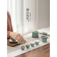 南山先生 又见青山功夫茶具陶瓷盖碗茶杯家用简约现代茶具礼盒装