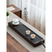 南山先生 清隐吸水茶盘家用排水式茶盘创意石头吸水功夫茶具干泡盘