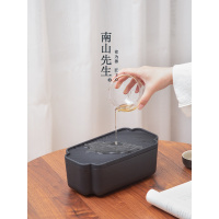 南山先生 汉鼎旅行茶具套装便携收纳盒茶海简约陶瓷功夫茶具快客杯