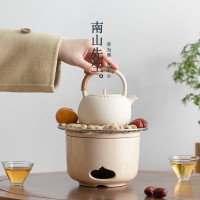 南山先生炭炉烧烤炉户外陶瓷围炉煮茶烤茶家用木炭罐罐茶壶打边炉
