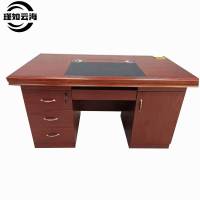 瑾如云海办公家具办公职员桌班台 1.4m办公桌 胡桃色