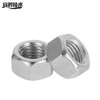 宜黔技术 镀锌六角螺母 M22 强度4.8 约6个/包