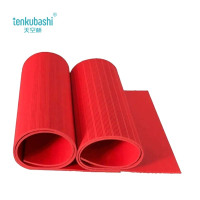 天空桥 绝缘地垫 红色条纹3mm*1m*5m 卷