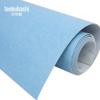 天空桥 PVC地板革 蓝色浅石纹2.0mm 卷