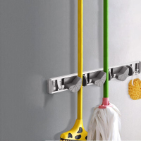 九牧(JOMOO)卫浴五金挂件太空铝挂钩拖把架扫把架挂拖把挂架挂钩