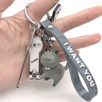 创意指甲剪耳勺套装可爱儿童卡通少女多功能指甲钳礼物钥匙扣挂件