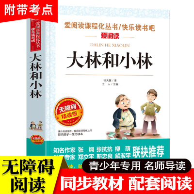 大林和小林四五年级张天翼童话快乐读书吧书籍语文4-5年级小学生课外阅读书籍儿童文学读物作品9-10-12岁课外