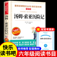 汤姆索亚历险记马克吐温原著原版完整 快乐读书吧六年级下册课外书学生版6年级阅读书目鲁滨逊漂流记骑鹅旅行