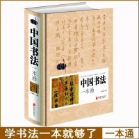 [学书法一本就够了]中国书法一本通 实用深入 事半功倍 王羲之兰亭序青少年中国传世书法技法书法大全传