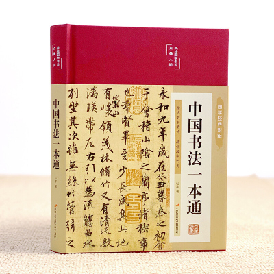 布面精装 中国书法一本通 学书法一本就够 彩绘版名家名贴书法字帖毛笔字 彩绘插图易学易懂转述楷书草书