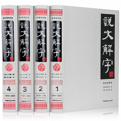 说文解字 全注全译简体版全套4册精装注释译文 字书汉语字典 许慎著段玉裁注古汉语常用字字典 正版书籍