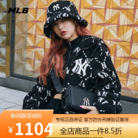 MLB 单肩包女包 男女款复古老花时尚潮流斜挎包NY运动时尚斜挎包 纽约洋基队-黑色
