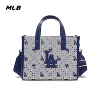 MLB韩国代购 男女情侣休闲复古老花托特包时尚通勤包23春夏新款