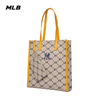MLB韩国代购 男女情侣复古老花托特包百搭通勤包夏季ORM01