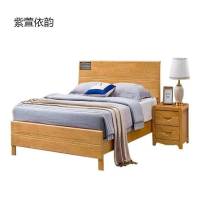 紫萱依韵 榉木实木床双人床 1000*2000*400 1张