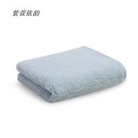 紫萱依韵 纯棉 无捻 吸水毛巾34*74cm(SL-C905)1条(蓝色)