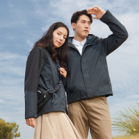 精萱亿品秋冬新款冲锋衣女户外三合一可拆卸两件套进藏三防登山服