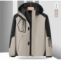 精萱亿品新款三合一抓绒冲锋衣男女防水防风两件套户外服支持团购