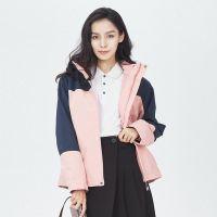 精萱亿品秋冬新款冲锋衣女户外三合一可拆卸两件套进藏三防登山服