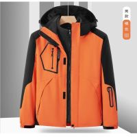 精萱亿品新款三合一抓绒冲锋衣男女防水防风两件套户外服支持团购