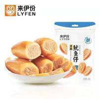 来伊份鱿鱼仔155g微辣味海鲜小鱼干来一份食品休闲零食