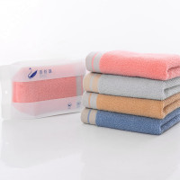 香丝羽 新疆长绒棉A类纯棉简希毛巾 MT810 33×74cm 浅粉 浅灰 中兰 浅棕 100g 条