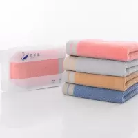 香丝羽 新疆长绒棉A类纯棉简希毛巾 MT810 33×74cm 浅粉 浅灰 中兰 浅棕 100g 条