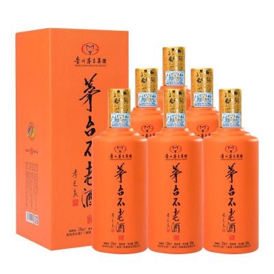 贵州茅台集团茅台不老酒搏(橙)53度酱香型500ml*6瓶整箱装