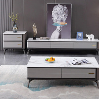 极简岩板茶几电视柜现代简约意式小户型客厅家具斗柜简约网红高颜值家具组合