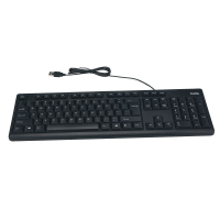 杰储(GCHUL) J160 有线 UV覆膜办公用 键盘鼠标套装 (计价单位:套) 黑色