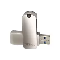 杰储(GCHUL) U100 深空系列 128G USB3.2 超高速固态闪存U盘/优盘 (单位:个) 银色
