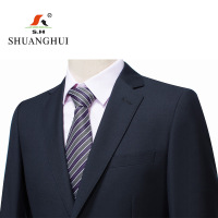 双惠男款西服套装SH7001,面料:70羊毛29.5聚酯纤维0.5导电纤维165-190