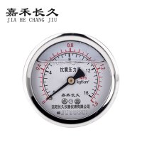 嘉禾长久 真空泵仪表 YTN60Z 0-1.6MPa 台