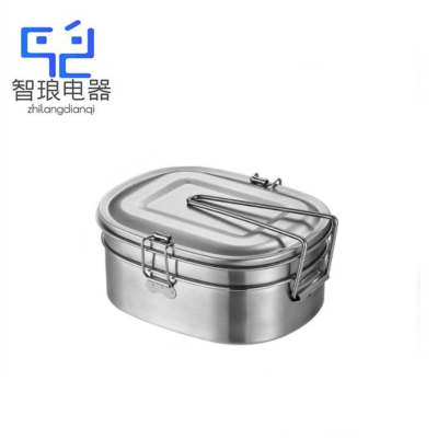 万允 304不锈钢饭盒 /个(双层950ml)