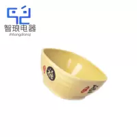 万允 密胺中式螺纹面碗4.3寸四方碗/个(4.3寸四方碗)