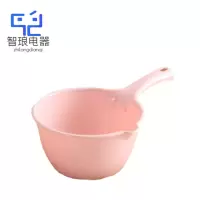 万允 加厚厨房水瓢 27.5*17*8.5cm 粉/个(27.5*17*8.5cm 粉)