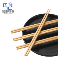 万允 家用竹筷子 24cm(5双)/盒