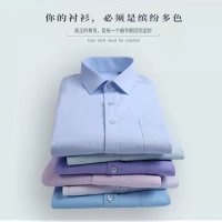 2023女士春秋季白色斜纹衬衫职业装正装(支持定制)