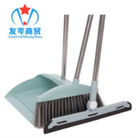 友岑 扫把簸箕套胶扫把扫帚笤帚/个(淡蓝色三件套)