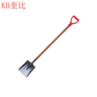 奎比D型加厚应急救援铲子大号方锹大号尖锹中号方锹小号方锹