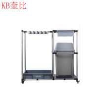 奎比可移动多功能保洁手推车/架
