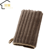 财巢 毛巾 面巾 35*75cm 咖色 /条