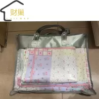 财巢 棉小竹三件套 200*230cm床单*1条 48*74cm枕套*2只 /套