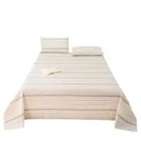 财巢 老粗布三件套1.8米床(床单230*240cm*1 枕套45*74cm*2)/套